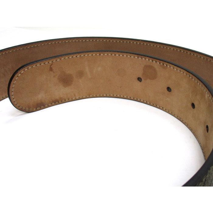 格安即決 ベルト Ggスプリーム 中古 グッチ メンズ Apparel Gucci インターロッキングg 85 表記サイズ エボニー ベージュ バックル 財布 帽子 ファッション小物