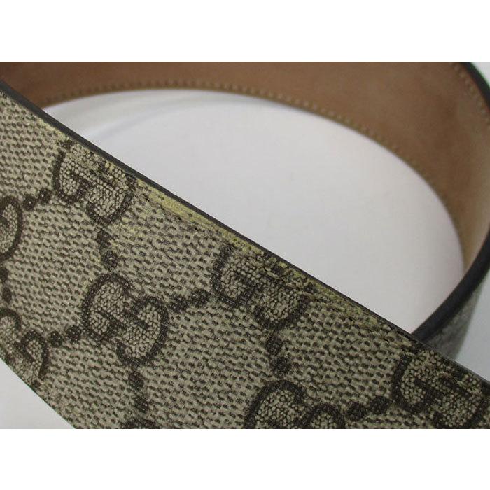 格安即決 ベルト Ggスプリーム 中古 グッチ メンズ Apparel Gucci インターロッキングg 85 表記サイズ エボニー ベージュ バックル 財布 帽子 ファッション小物