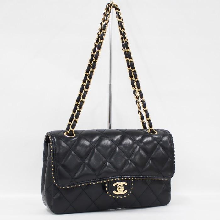 CHANEL 【中古】シャネル チェーン ショルダーバッグ マトラッセ W  