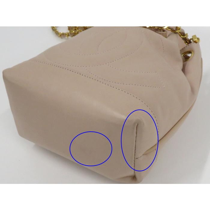 CHANEL 【中古】CHANEL 巾着 チェーンショルダーバッグ ココ