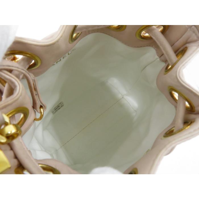 CHANEL 【中古】CHANEL 巾着 チェーンショルダーバッグ ココ