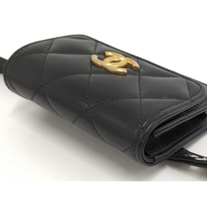 CHANEL（シャネル） ウエストバッグ ココマーク マトラッセ レザー