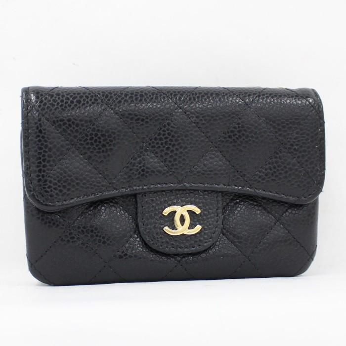 CHANEL 【中古】シャネル コインケース マトラッセ ブラック CHANEL 【中古】シャネル コインケース マトラッセ ブラック