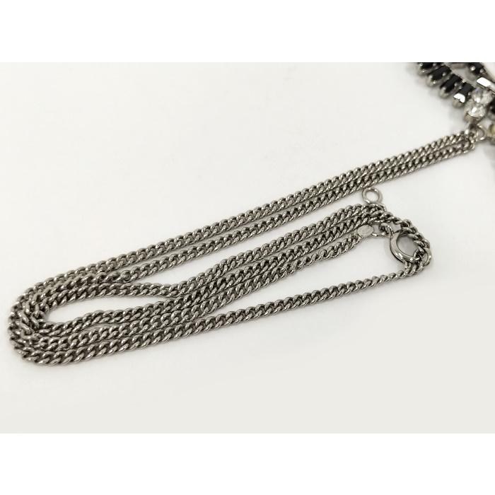 CHANEL ビジューリボン ネックレス メッキ ラインストーン CHANEL ビジューリボン ネックレス メッキ ラインストーン