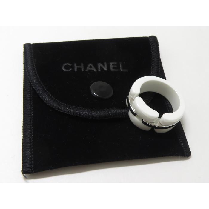 【中古】CHANEL ウルトラリング 750WG K18WG ホワイトゴールド セラミック 約10号 約10.5g｜junglejungle｜08