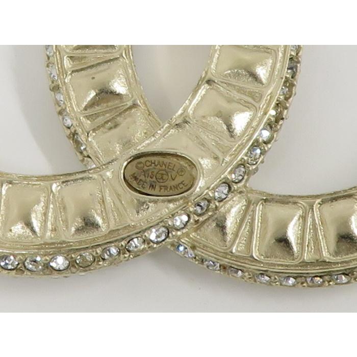 シャネル ブローチ ラインストーン A16 V
