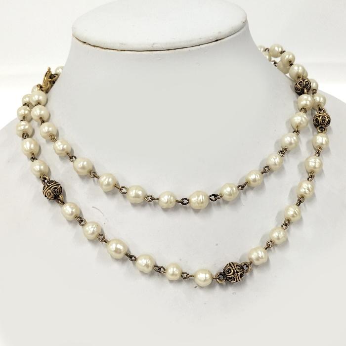 CHANEL（シャネル） ネックレス ココマーク フェイクパール GP 