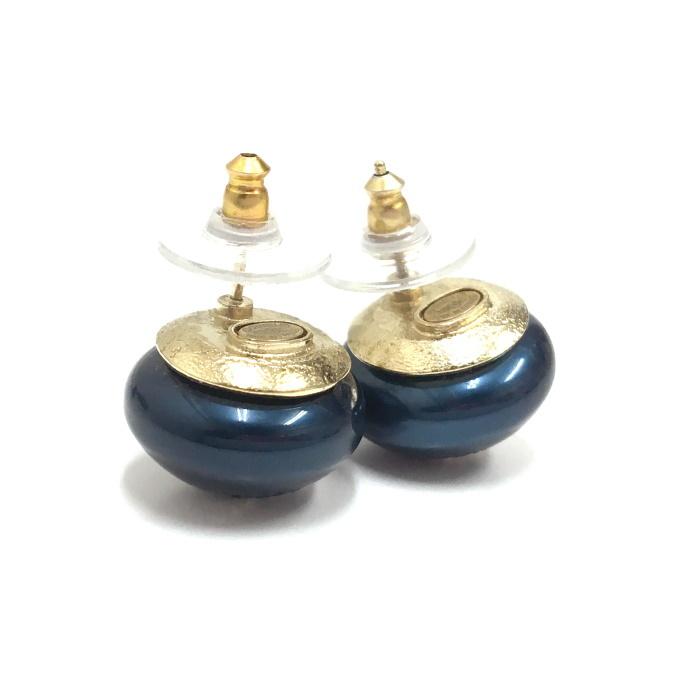 【CHANEL】★Vintage★LA PAUSA ラウンド ピアス CHANEL 【中古】CHANEL ラウンドピアス LA PAUSA ココマーク