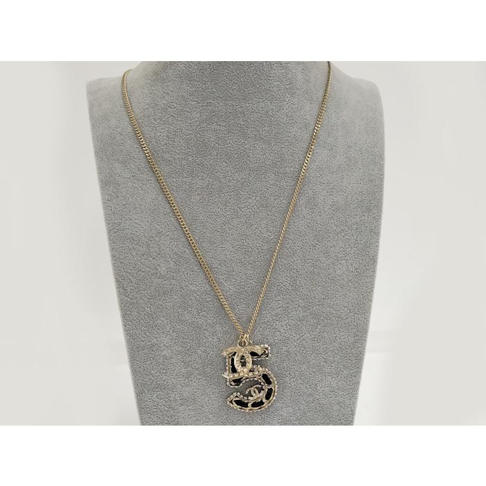 美品ゴールド ココ ロゴ ネックレス シャネル CHANEL ネックレス ペンダント チェーンネックレス