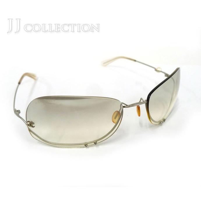 中古】シャネル サングラス パールモチーフ 4052-H[id 
