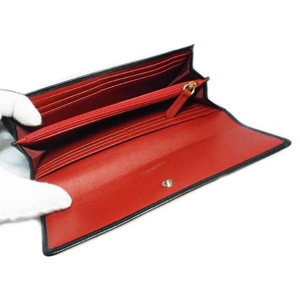 バリー 2つ折り長財布 ブラック×ワインレッド中古 : 2000174257700001  