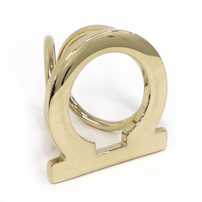 中古 フェラガモ スカーフリング ガンチーニ ゴールド Gp 34 4196 ジャングルジャングル 通販 Yahoo ショッピング