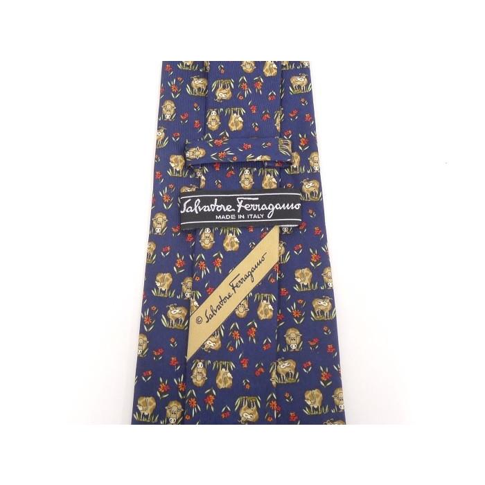 Salvatore Ferragamo ネクタイ ネイビー 花柄 buruaaaaaaaa FERRAGAMO ネイビー 花柄 ネクタイ FERRAGAMO