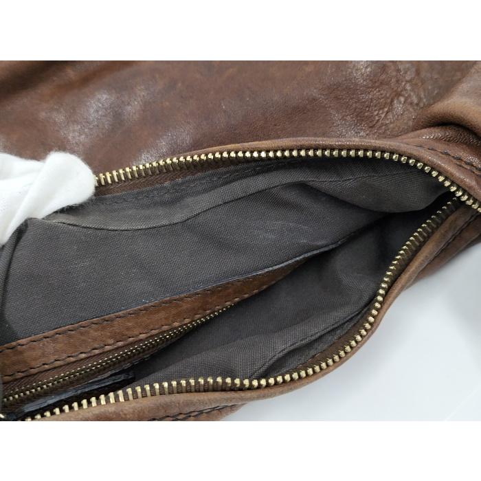 FENDI（フェンディ） チェーンショルダーバッグ レザー ブラウン