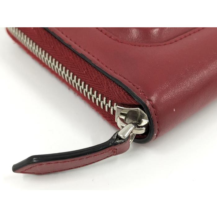 FENDI 長財布 モンスター バッグバグズ レザー レッド