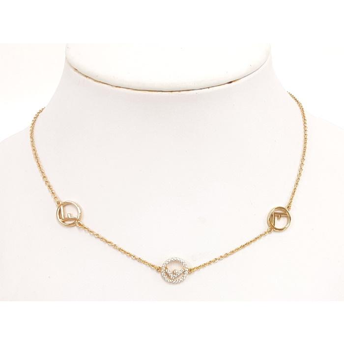 FENDI 【中古】フェンディ エフ イズ フェンディ ネックレス FENDI 【中古】フェンディ エフ イズ フェンディ ネックレス