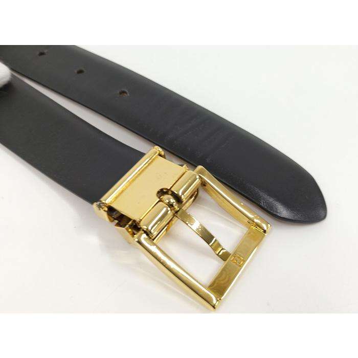 FENDI（フェンディ） ベルト レザー ブラウン ゴールド金具