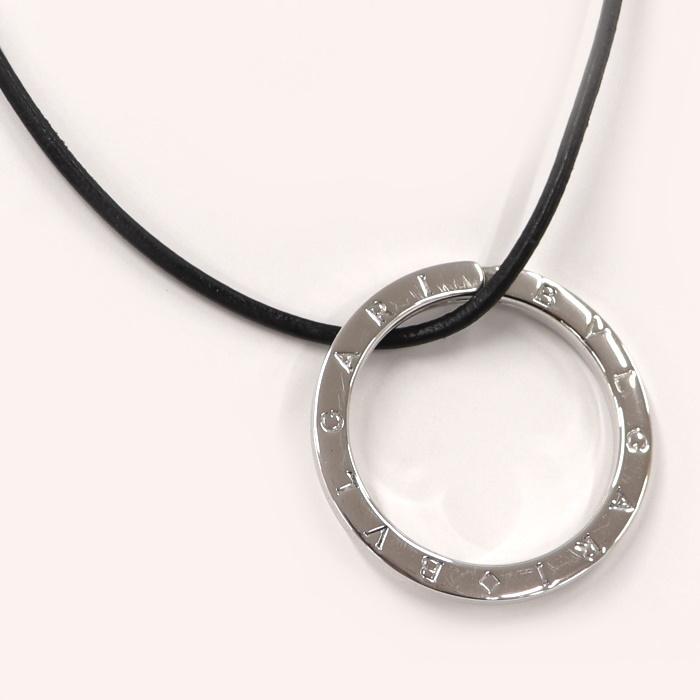 中古 ブルガリ キーリング トップ レザー ネックレス Sv925 ジャングルジャングル 通販 Yahoo ショッピング