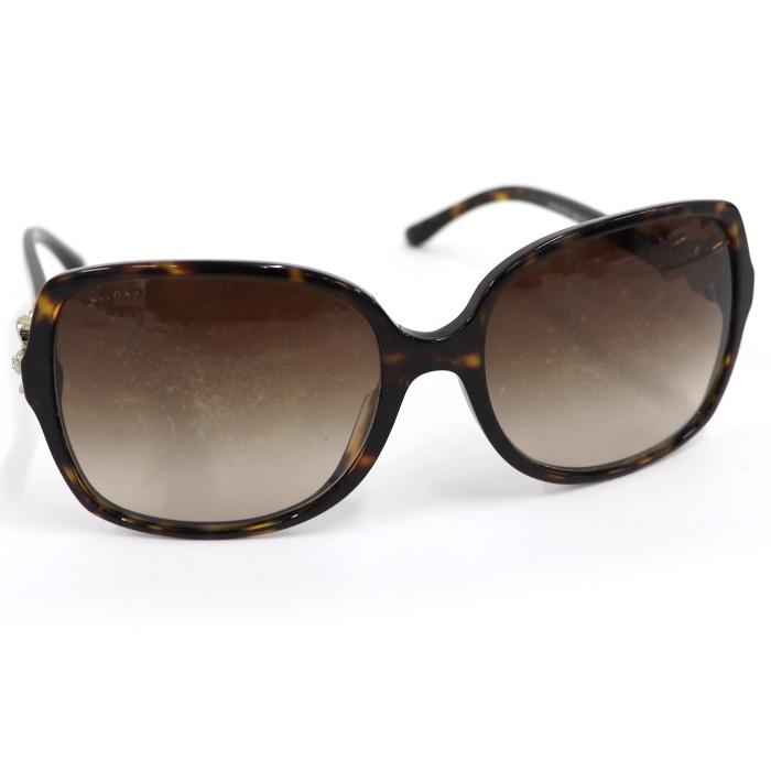 送料無料】 ブルガリ サングラス ec-23728 ブラウン べっ甲風 ホワイト  