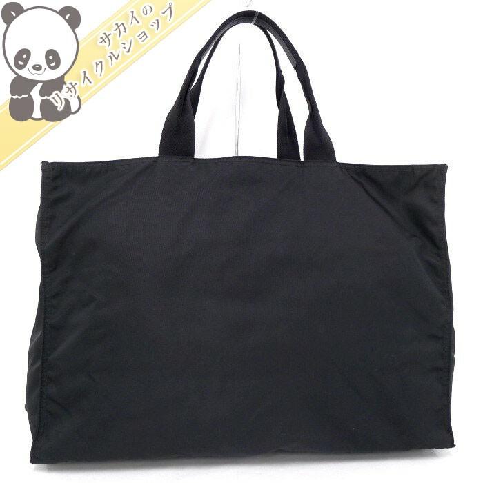 PRADA 【中古】PRADA ナイロン トートバッグ VA1001 NERO ブラック 