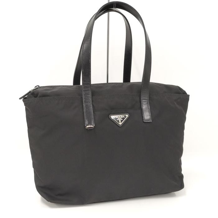PRADA 【中古】PRADA トートバッグ ナイロン ブラック BR3255  