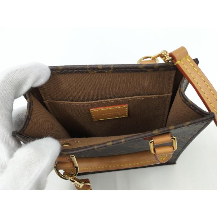 【中古】LOUIS VUITTON プティット サックプラ 2WAY ショルダーバッグ モノグラム M81295｜junglejungle｜07