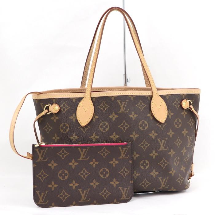 最新のデザイン Vuitton Louis トートバッグ M ポーチ付き ピヴォワンヌ モノグラム ショルダーバッグ ネヴァーフルpm 中古 ルイヴィトン ピンク バッグ Swayamhealth Com