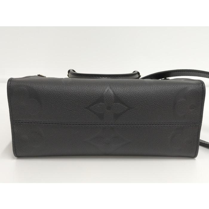 【中古】LOUIS VUITTON オンザゴーPM 2WAY トートバッグ モノグラム アンプラント ノワール M45653｜junglejungle｜07