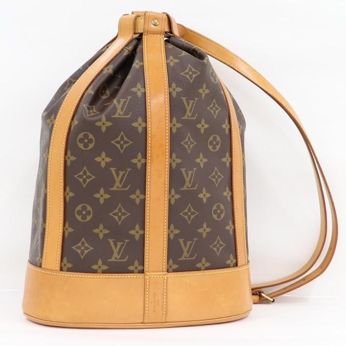 中古】ルイヴィトン ランドネPM 巾着 ショルダーバッグ モノグラム  