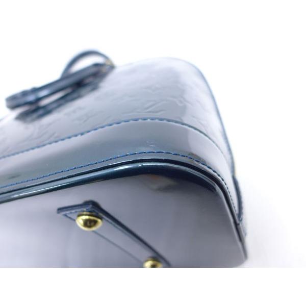 ルイ ヴィトン ヴェルニ ブルーニュイ アルマMM ハンドバッグ M93682