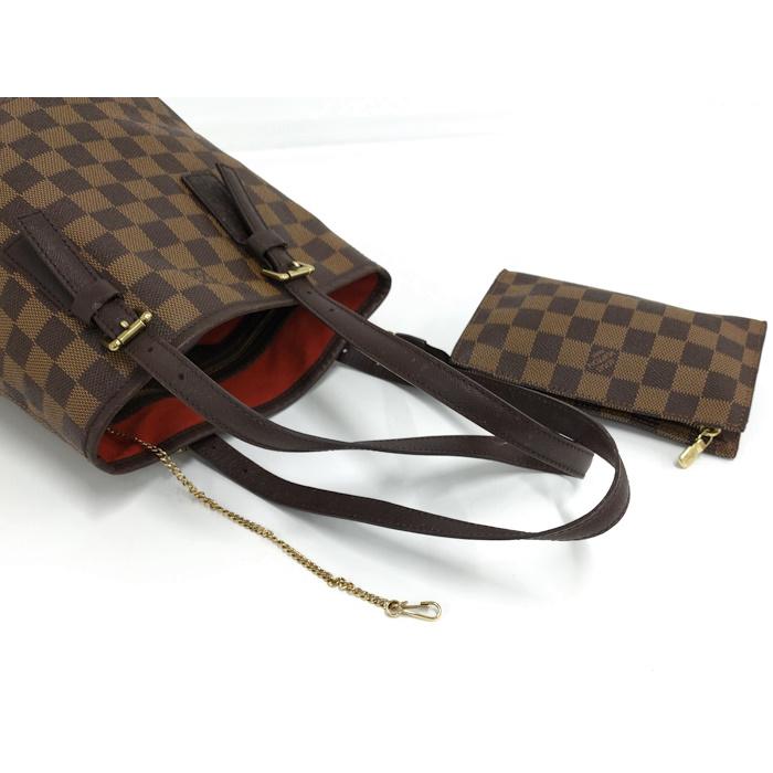 美品　LOUIS VUITTON マレ　ダミエ・エベヌ　トートバッグ　ポーチ付き LOUIS VUITTON マレ ハンドバッグ ポーチ付き ダミエ エベヌ
