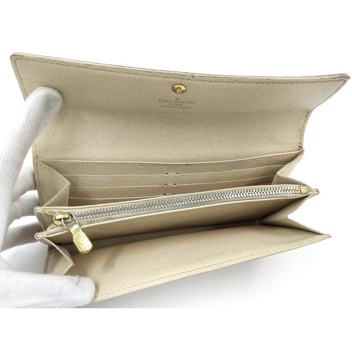 LOUIS VUITTON 二つ折り長財布 ポルトフォイユサラ ベージュ LOUIS VUITTON 二つ折り長財布 ポルトフォイユサラ ベージュ
