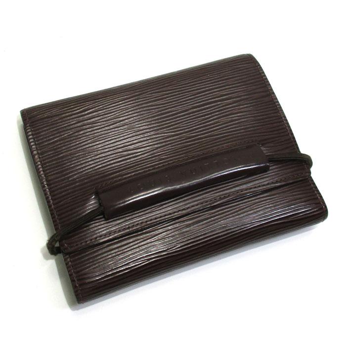中古】LOUIS VUITTON ポルトフォイユ エラスティック 三つ折り 財布  