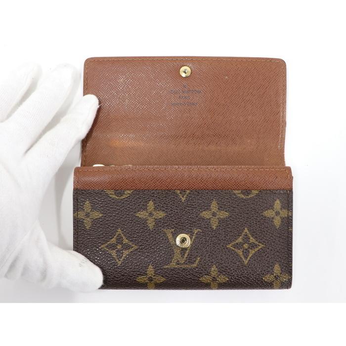 LOUIS VUITTON 【中古】ルイヴィトン ポルトモネジップ 二つ折り財布 