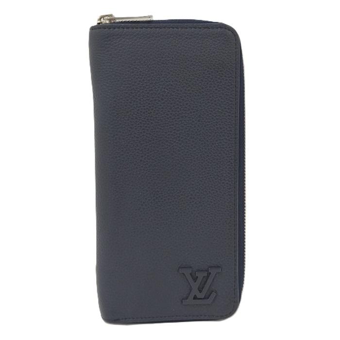 LOUIS VUITTON ルイ ヴィトン LVアエログラム ジッピーウォレット ヴェルティカル ラウンドファスナー 長財布 レザー マリーヌ ネイビー M81767 LOUIS VUITTON（ルイ・ヴィトン） ラウンドファスナー長財布 ジッピー