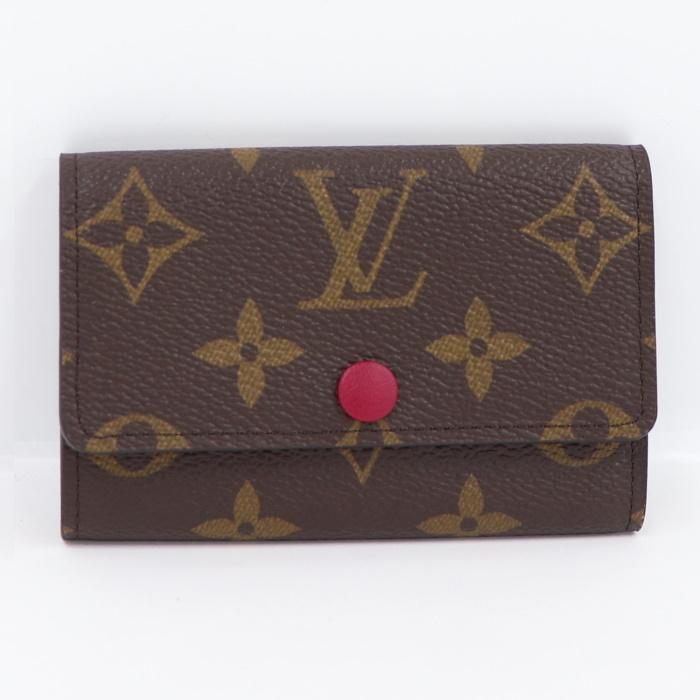 楽天ランキング1位 Vuitton 超美品 Louis 中古 ルイヴィトン M フューシャ モノグラム 6連キーケース ミュルティクレ6 財布 帽子 ファッション小物 Www Rankinengineering Com