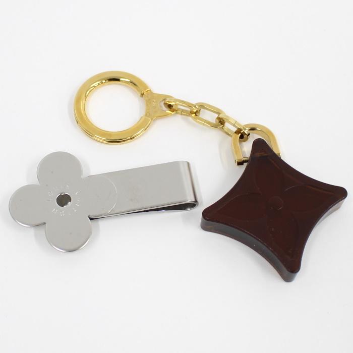 LOUIS VUITTON 【中古】ルイヴィトン キーリング マネークリップ  