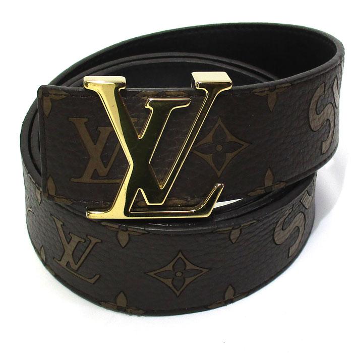LOUIS VUITTON 【中古】LOUIS Supreme コラボ サンチュール モノグラム  