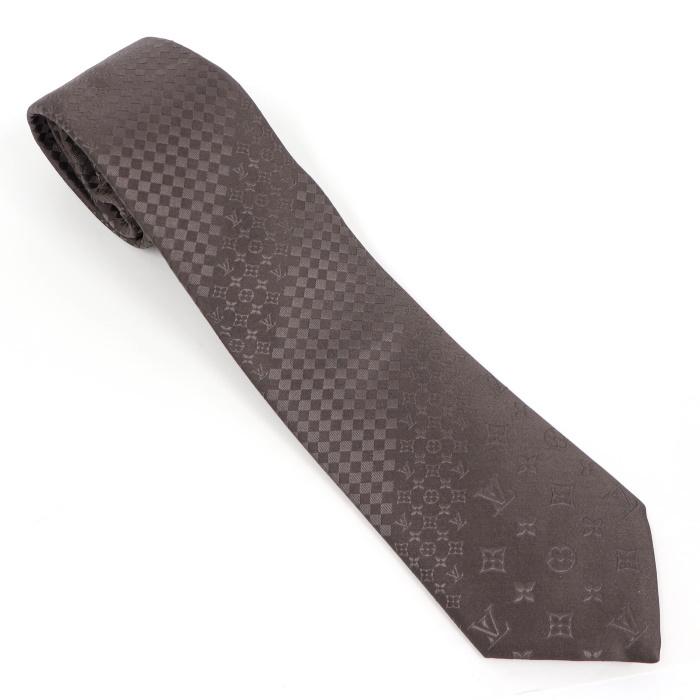 ルイ・ヴィトン クラヴァット・ミックスモノグラム9CMネクタイ（M73595