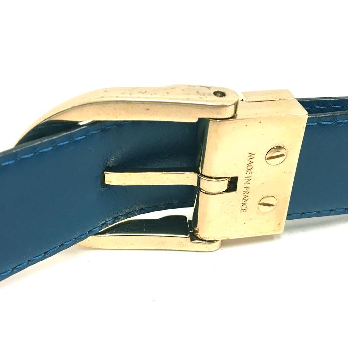 LOUIS VUITTON エピ サンチュールクラシック ベルト トレドブルー