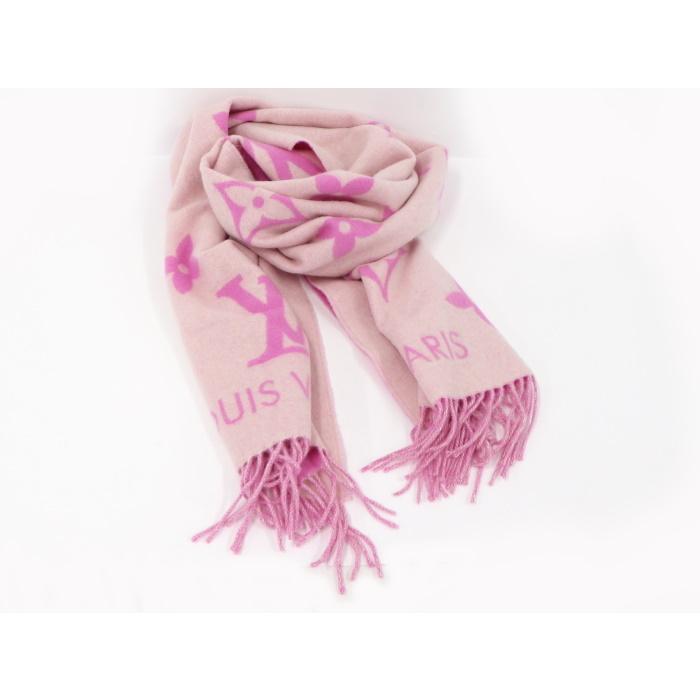 中古】ルイヴィトン マフラー エシャルプレイキャビック モノグラム  