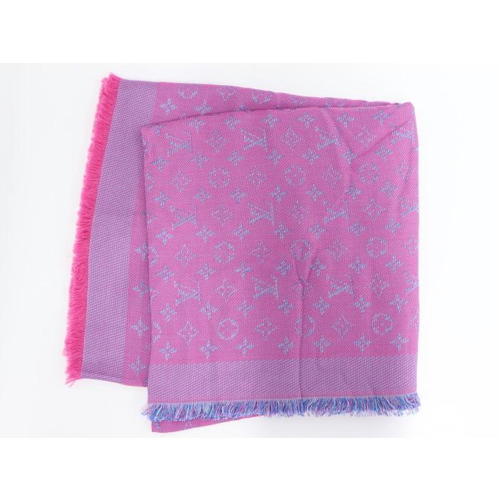 ヴィトン　ストール　LOUIS VUITTON ピンク ストール　ショール LOUIS VUITTON ピンク モノグラム ストール