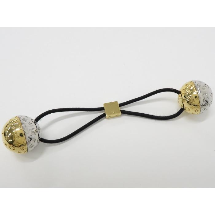 LOUIS VUITTON 【中古】ルイヴィトン シュシュ ナノグラム