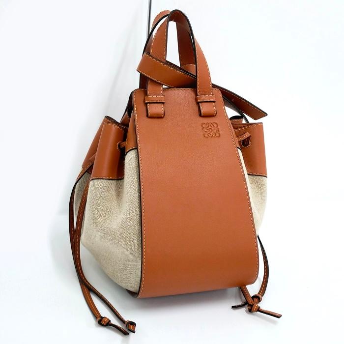 LOEWE 【中古】LOEWE ハンモック ドローストリング ミディアム
