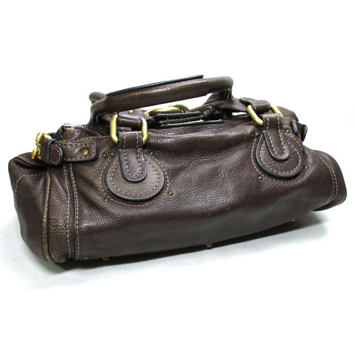Chloe 【中古】クロエ パディントン ハンドバッグ レザー ブラウン 04 
