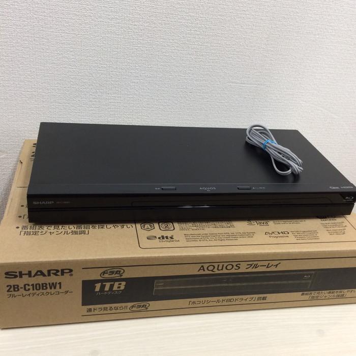 【HDD 1TB】SHARP BDレコーダー 2B-C10BW1　【動作確認済】 HDD 1TB】SHARP BDレコーダー 2B-C10BW1 【動作確認済】 シャープ