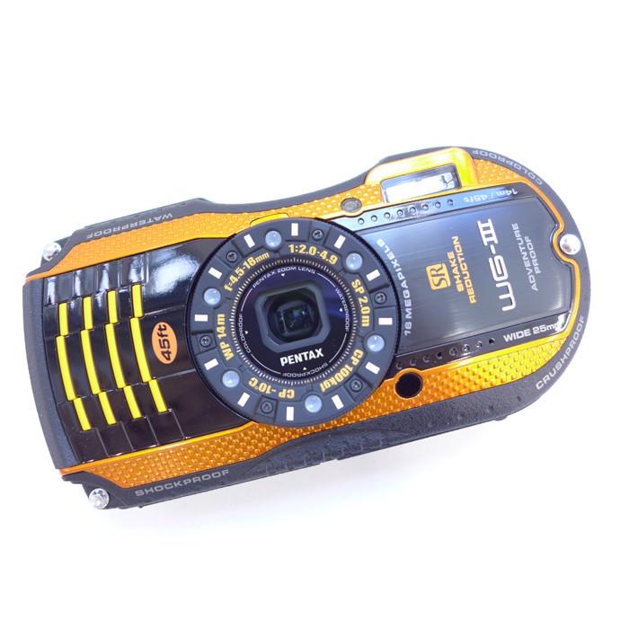 Amazon | PENTAX 防水デジタルカメラ PENTAX WG-3 オレンジ 1cmマクロ 