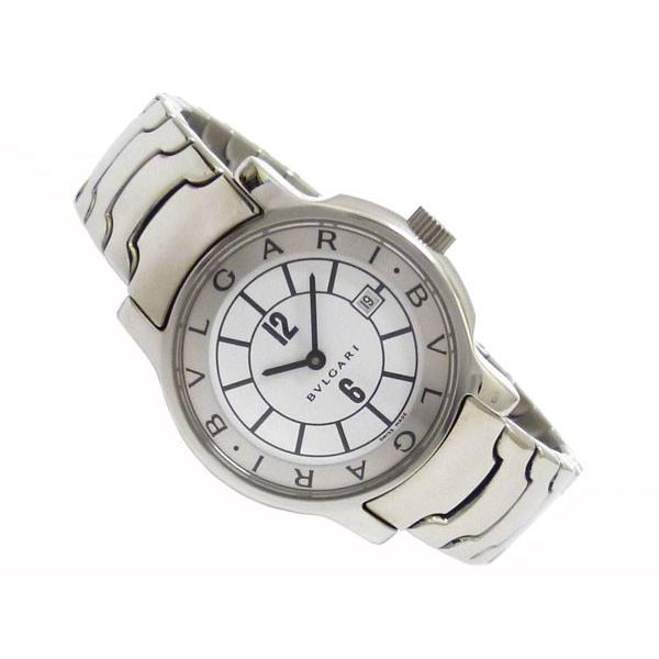 BVLGAR レディース腕時計 ソロテンポ SS クオーツ ホワイト文字盤｜junglejungle｜02