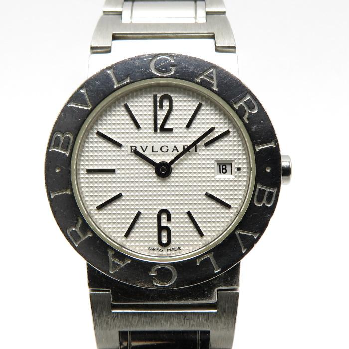 BVLGARI 【中古】ブルガリ ブルガリブルガリ クオーツ SS ホワイト文字  