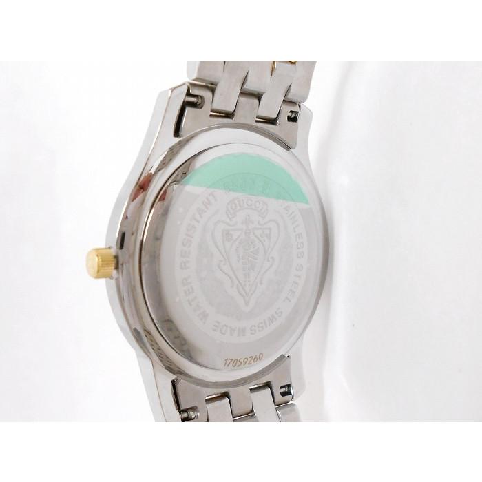 GUCCI 腕時計 5500M ホワイト文字盤 シェリーライン シルバー